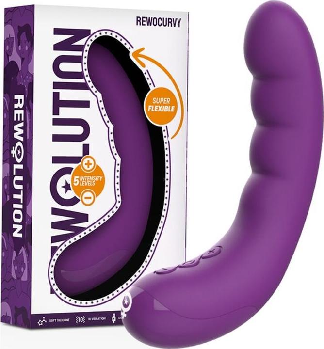 Actual product image Rewolution G-spot vibrator "Rewocurvy "