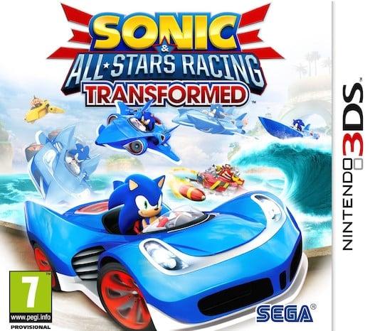 Actual product image Sega Sonic & All-Stars Racing Transformed, 3DS Standard Multilingual Nintendo 3DS (3DS)