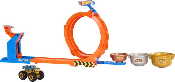 Productafbeelding Hot Wheels Monster Trucks 2-in-1 Loop & Flip Challenge