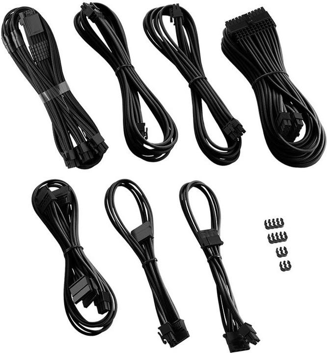 Produktbild CableMod C-Series Pro ModMesh 12VHPWR Cable Kit für Corsair RM, RMi, RMx (Black Label) - schwarz