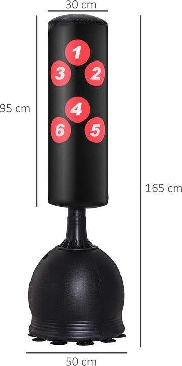 Image du produit Homcom Boxe factice (165 cm, 15.50 kg)