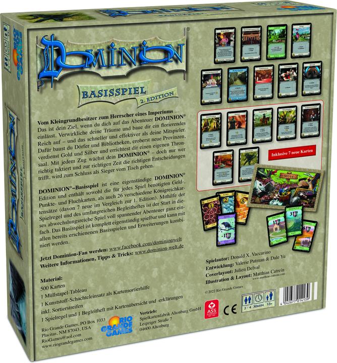 Actual product image Rio Grande Games Dominion - Basic Game 2nd Edition (German)