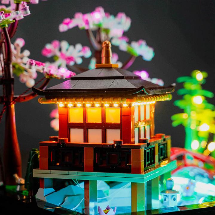 Image du produit BrickBling Set de lumière LED pour LEGO Jardin du Silence (10315) incl. télécommande