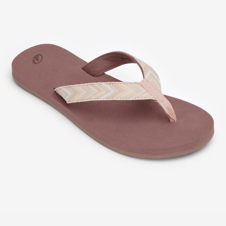 Olaian Zehensandalen Damen 550 Raffi Plum rosa/taupe