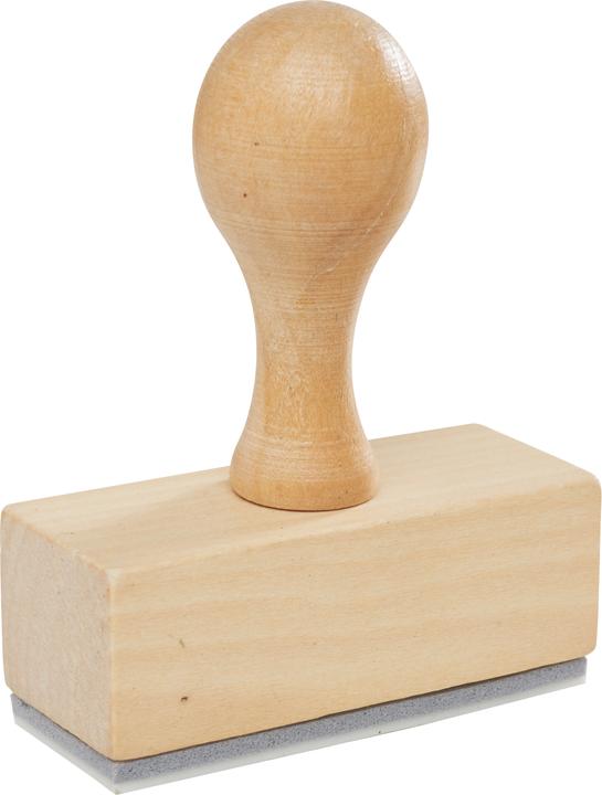 Actual product image Meyco Wooden stamp "Congratulations", approx. 55x20mm