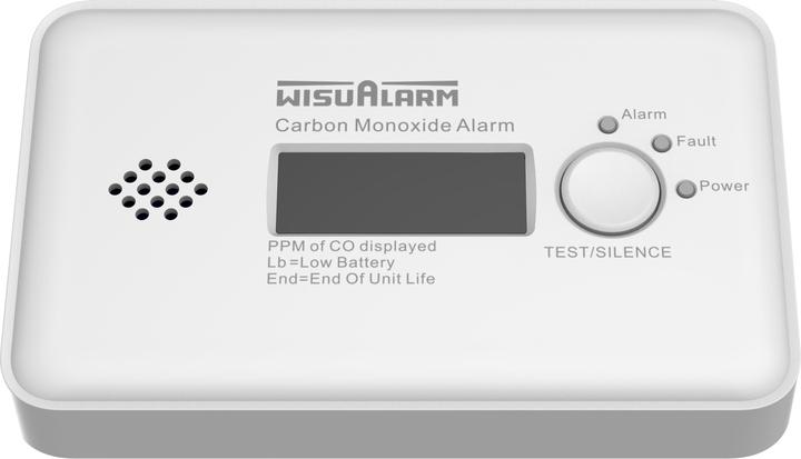 Produktbild Wisualarm HY-GC20B Kohlenmonoxid-Melder inkl. 10 Jahres-Batterie batteriebetrie