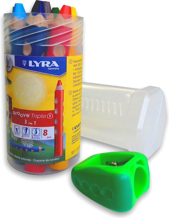 Lyra Scanalatura Tripla 1 (Multicolore, 8 x)