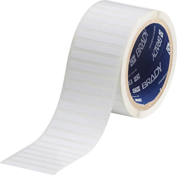 Image du produit Brady THT-15-423-2.5, polyester, blanc, 50,80 x 6,35 mm, permanent (2500 unités)
