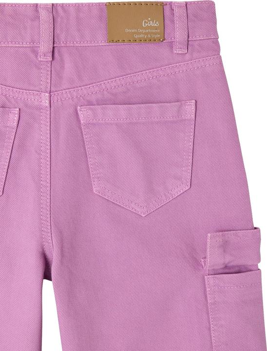 Actual product image Vertbaudet Mädchen Cargo-Hose mit weitem Bein (110)