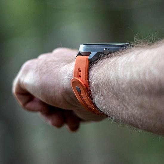Actual product image Suunto 24 ATH7 Silicone Strap Granite ORA S+M (24 mm, Silicone)