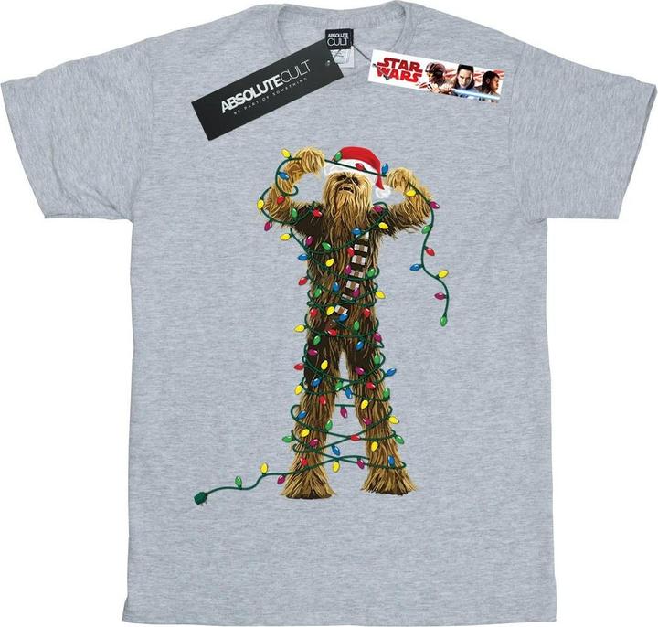Star Wars Chewbacca Christmas Lights TShirt Mädchen