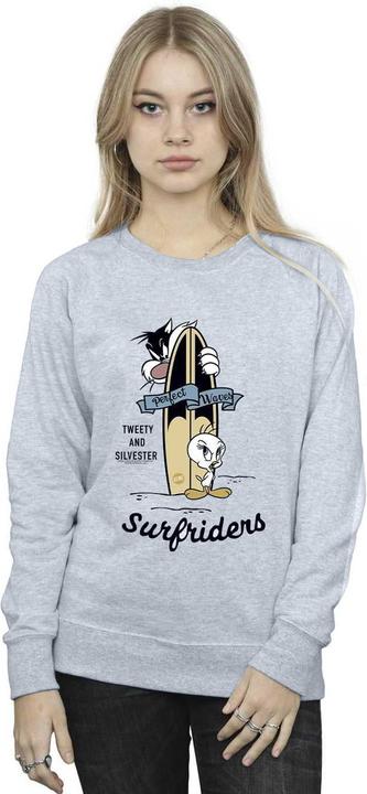 Immagine prodotto Looney Tunes Tweety And Sylvester Perfect Waves Felpa Donna (S)