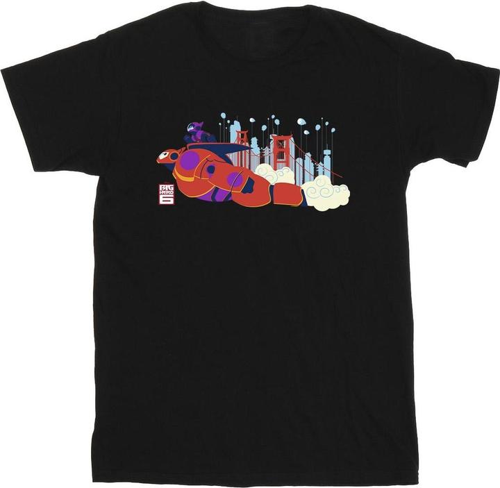 Disney Big Hero 6 Baymax Hiro Bridge TShirt (L)