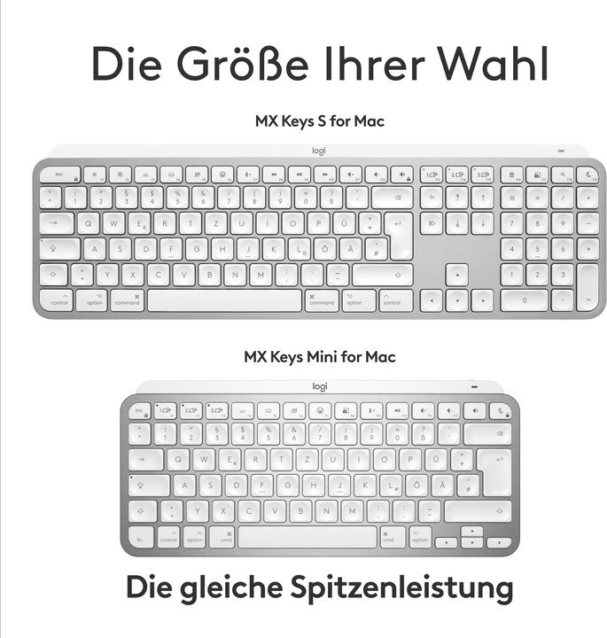 Actual product image Logitech MX Keys S for Mac (DE, Wireless)