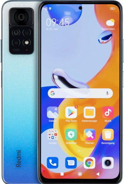 Produktbild Xiaomi Redmi Note 11 Pro (128 GB, Star Blue, 6.67", Hybrid Dual SIM, 108 Mpx, 4G)