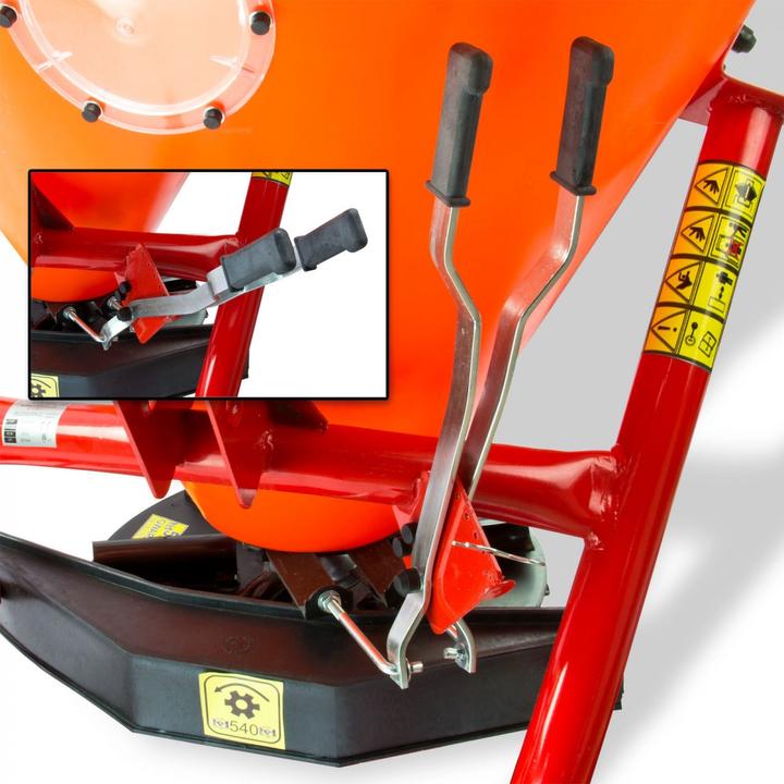 Produktbild Dema Traktor Düngerstreuer Salzstreuer Streugerät 400L Kat. 1+2 mit Zapfwellenantrieb