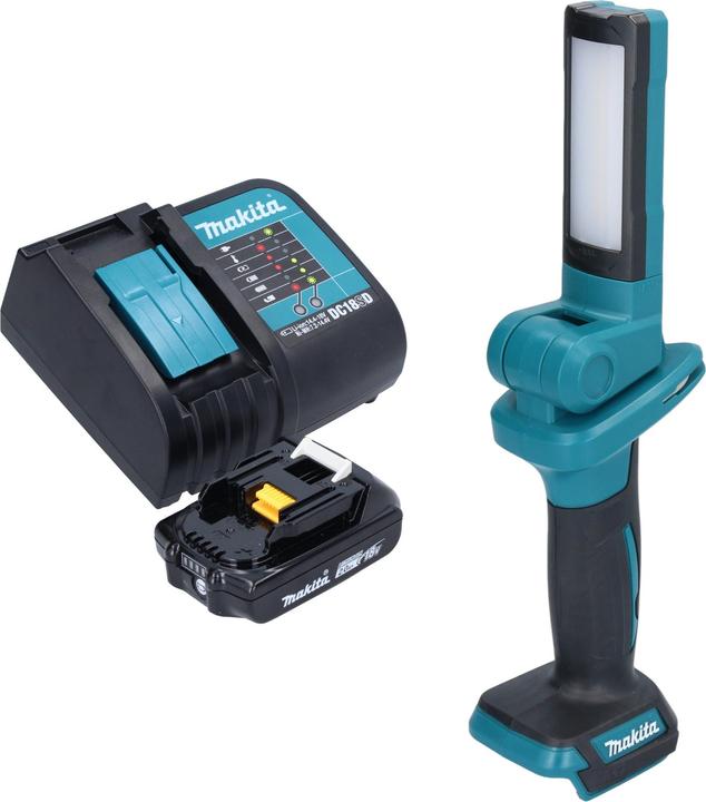 Immagine prodotto Makita DML 816 SA1 Faro da lavoro a batteria 18 V 100 - 500 lm LED + 1x batteria ricaricabile 2.0 Ah + (100 lm)