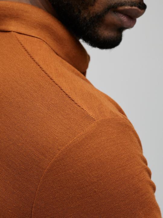 Actual product image Mover Plastic Free Sportswear Long Sleeve Merino Polo (XL)