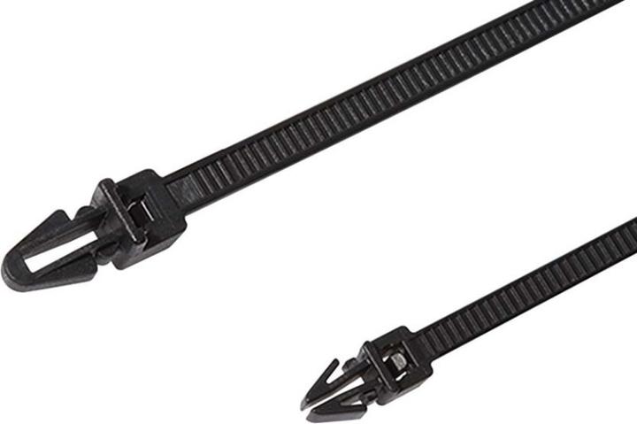 Actual product image HellermannTyton Hellermann Tyton T30RSF - Polyamide - White - 3.2 cm - 135 N - 15.8 cm - 3.6 mm (Fixing loops, 158 mm, 500 pcs.)