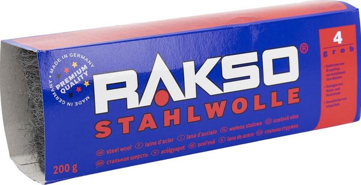 Actual product image Rakso Steel wool no. 4 à 200g (1 pcs.)