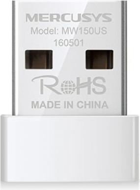 Produktbild Mercusys Scheda N150 Wifi Nano USB Adapter USB 2.0 1 Antenna Interna (USB)
