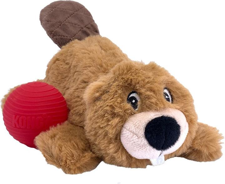 KONG Cozie Pocketz Beaver M 24 X 18 X 7,5cm (Plush toy dog)