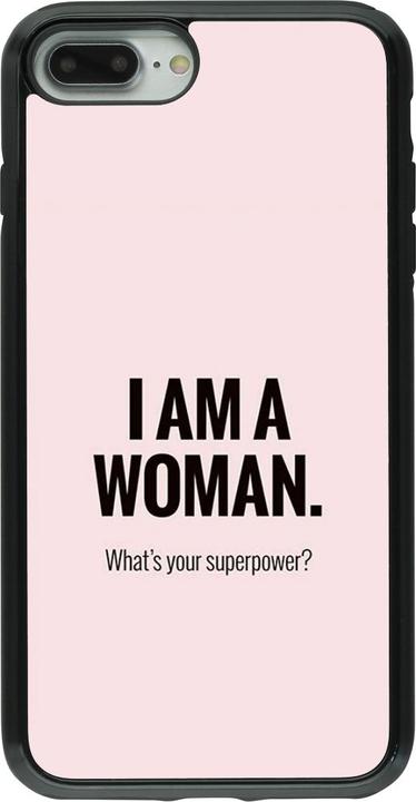 Produktbild PhoneLook Hülle Hybrid Armor schwarz I am a woman (Apple iPhone 7 Plus)