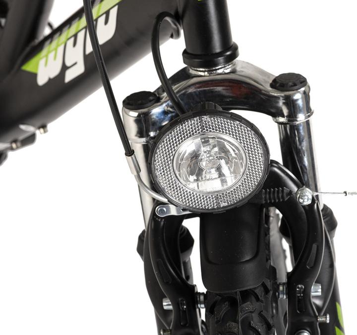 Actual product image Wyld Kinder-Mountainbike Fully ATB 20" Zodiac schwarz-grün 6 Gänge RH 31 cm (20")