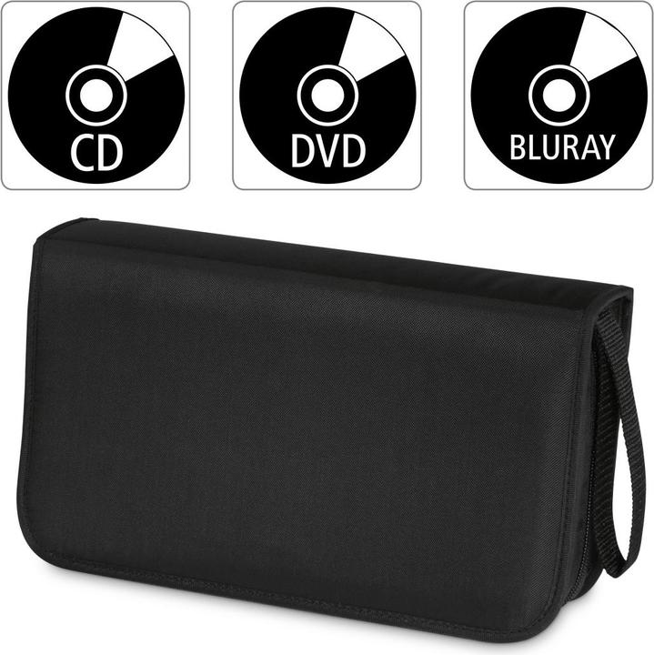 Productafbeelding Hama Nylon 80 CD/DVD-hoesje, zwart