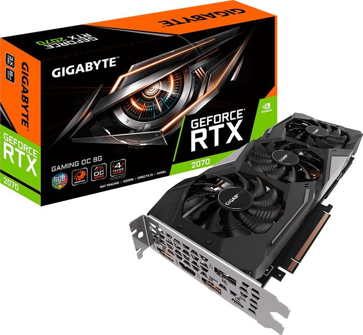 Produktbild Gigabyte GeForce RTX 2070 Gaming OC (8 GB)