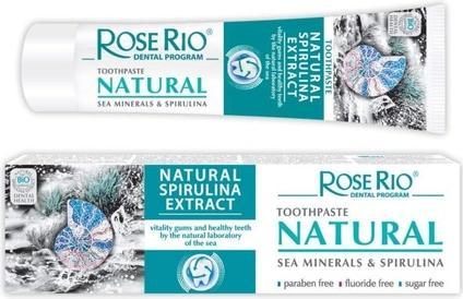 Rose Rio Natürliche Meeresmineralien und Spirulina-Extrakt Zahnpasta 65ml (65 ml)