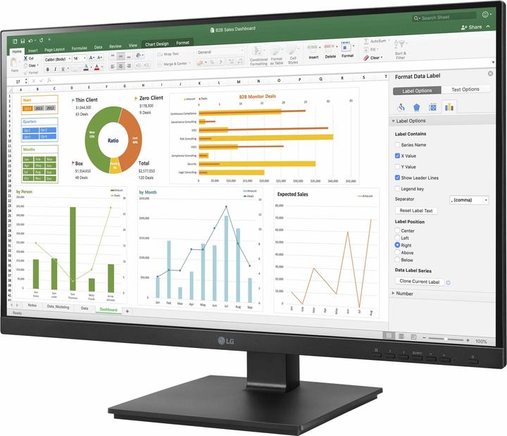 Produktbild LG 24BN650Y-B (1920 x 1080 Pixel, 24")