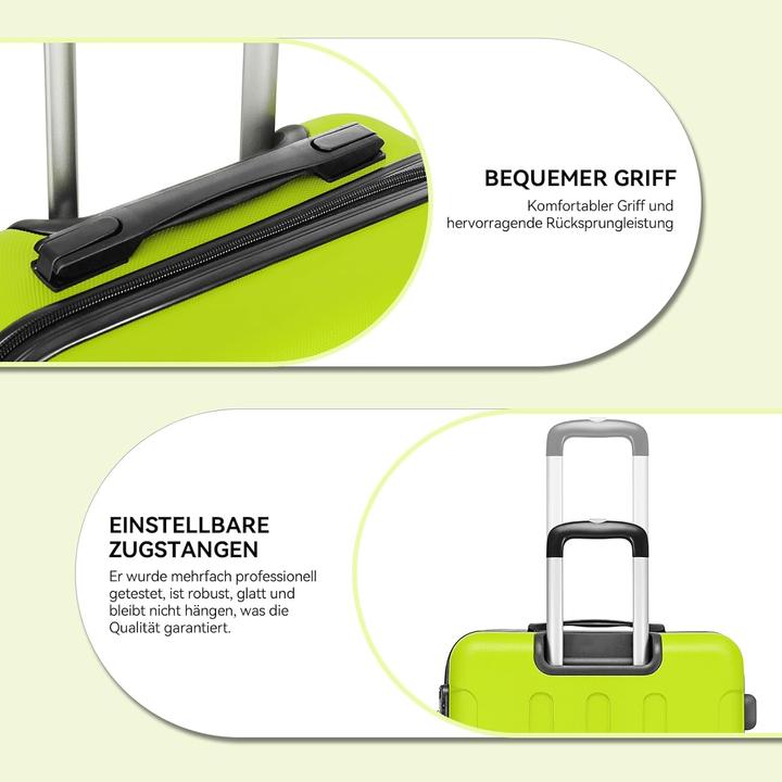 Immagine prodotto Beibye Hartschalenkoffer-Set (Bagaglio a mano (fino a 50 litri), M (50 - 90l), L (90 - 115l))