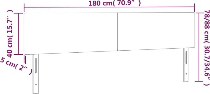 Actual product image VidaXL Conni (180 x 5 x 88 cm)