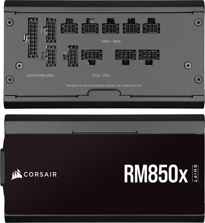 Actual product image Corsair RM850x SHIFT 80 PLUS Gold (850 W)