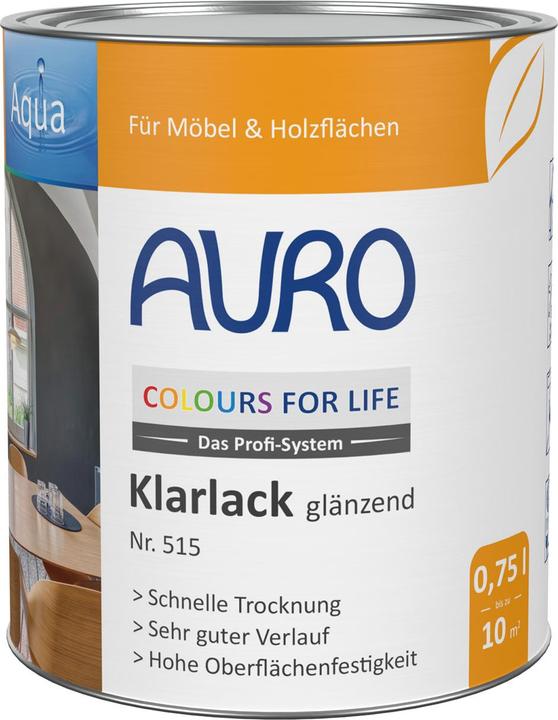 Produktbild AURO Klarlack, glänzend 515 (Transparent, 0.75 l)