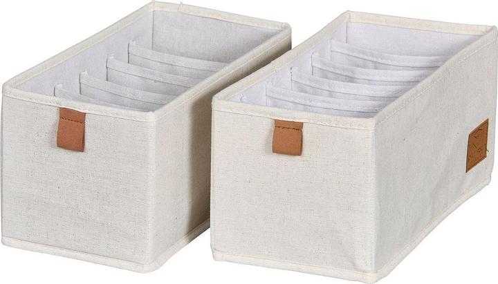 Love it Store it Premium Kleiderschrank Organizer 2er Set mit 6 Fächern