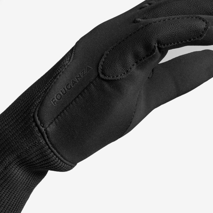Image du produit Fouganza Gants d'équitation 100 Warm - Noir (XS)