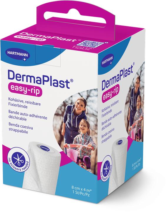 Actual product image DermaPlast easy-rip, kohäsive, reissbare Fixier- und Stützbinde