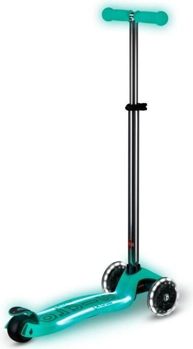 Actual product image Micro Scooter Maxi Deluxe Glow LED Plus Jelly Green