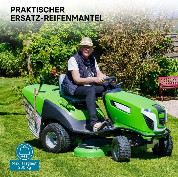 Produktbild Wiltec Mantel für Rasenmäherreifen 15x6.00-6 4pr Reifendecke Reifenmantel Reifen (Rasenmäher, Gartenmaschinen Ersatzteile)