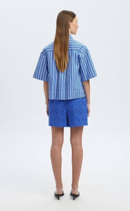 Produktbild Selected Femme Broderie Anglaise Højtaljede shorts (36)
