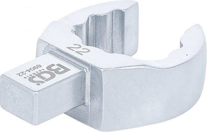 Produktbild BGS Einsteck-Ringschlüssel offen 22 mm Aufnahme 9 x 12 mm (22 mm)