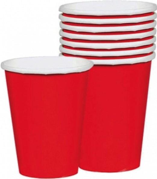 Image du produit Amscan Gobelets rouges (8 x)