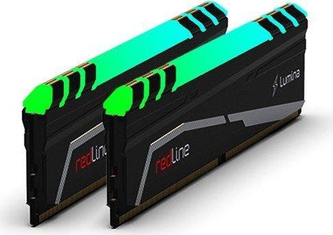 Actual product image Mushkin DDR4 16GB 4000 - CL - 18 Redline Lumina RGB Dual Kit (2 x 8GB, 4000 MHz, DDR4-RAM, DIMM)