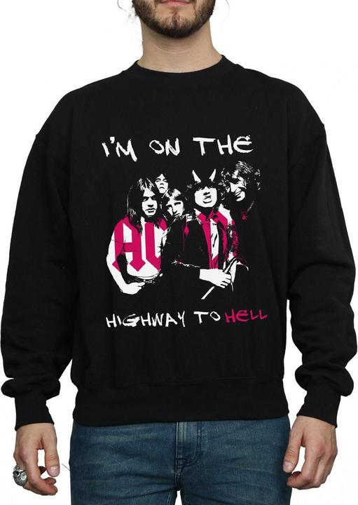 Produktbild AC/DC I'm On The Highway To Hell Sweatshirt aus Baumwolle (L)