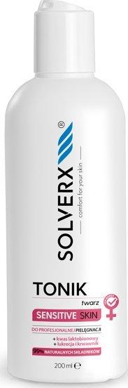 Solverx Sensitive Skin Tonic For Professional Facial Care 200Ml (Tonic, 200 ml)
