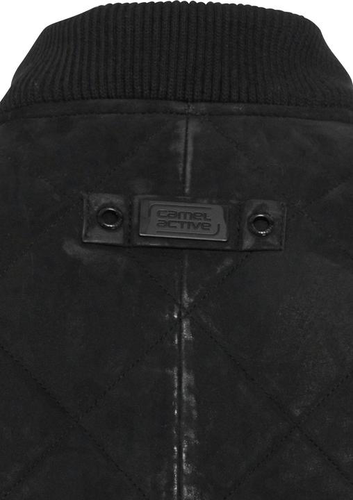 Produktbild Camel Active Leder-Steppjacke mit Strickkragen (50)