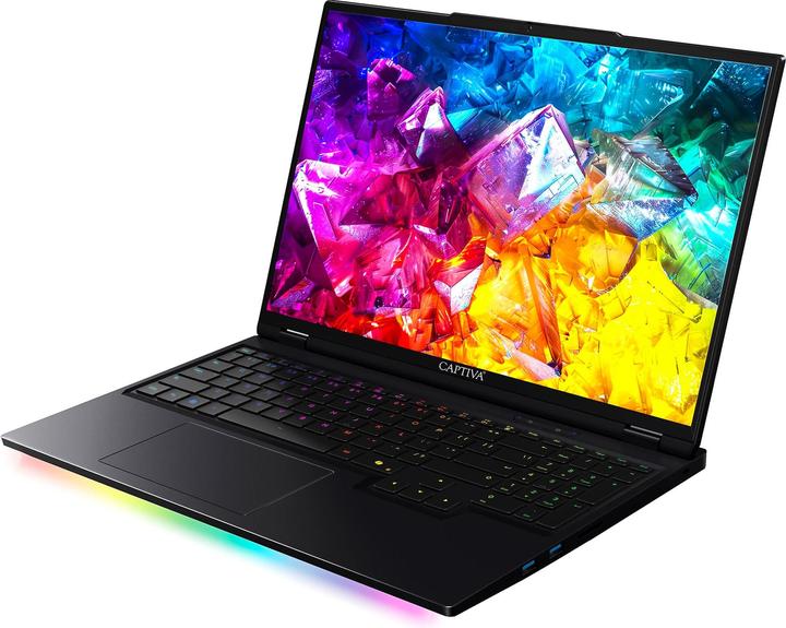 Actual product image Captiva Highend Gaming (16", AMD Ryzen 9 9955HX, 16 GB, 2000 GB, DE)