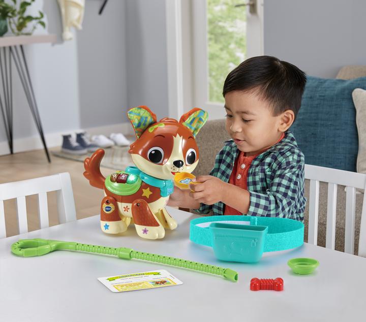 Produktbild VTech 80-552564 Lauf-mit-Mir-Hündchen Babyspielzeug, bunt (Zerrspielzeug Hund)